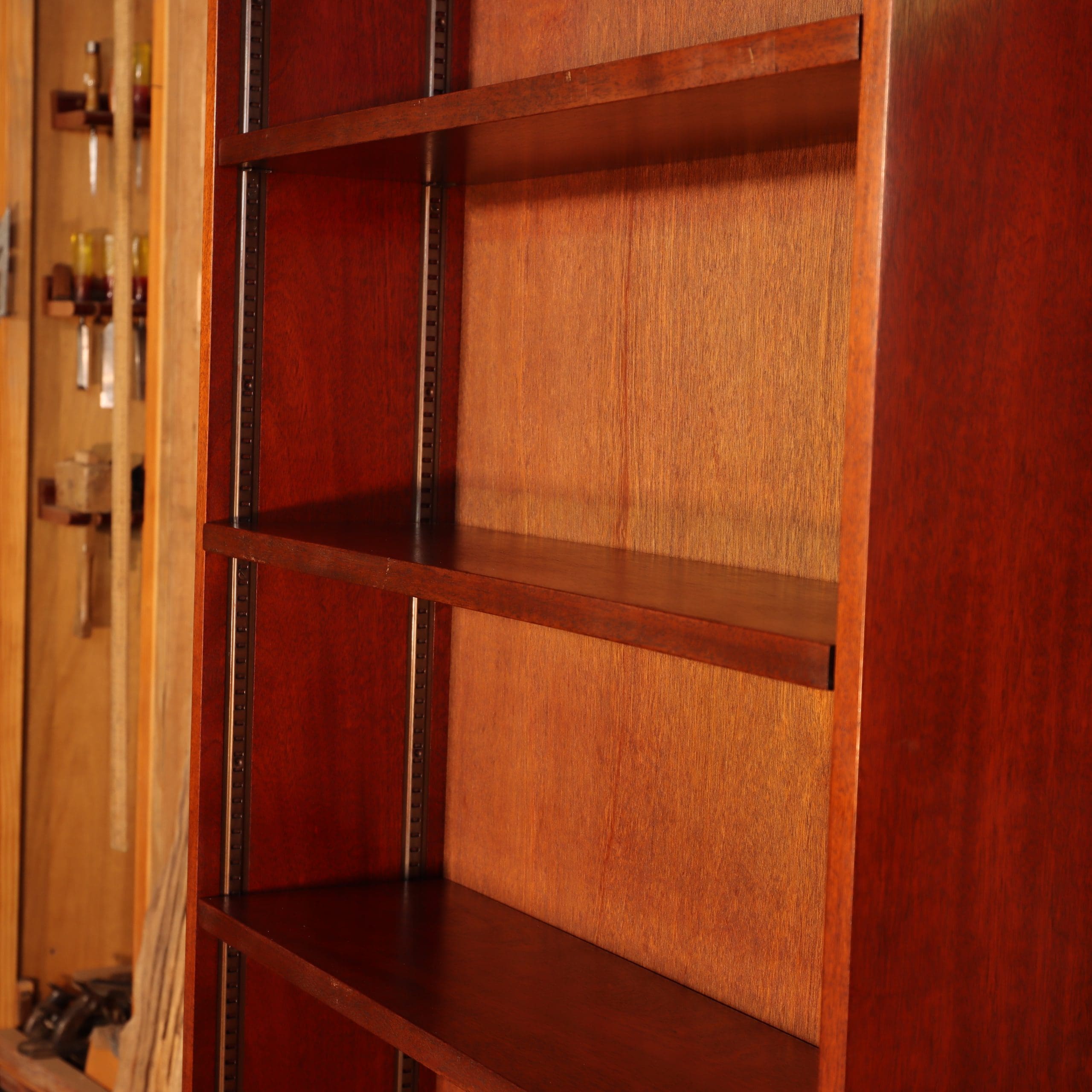 Handmade Mahogany Bookcase - Image 5