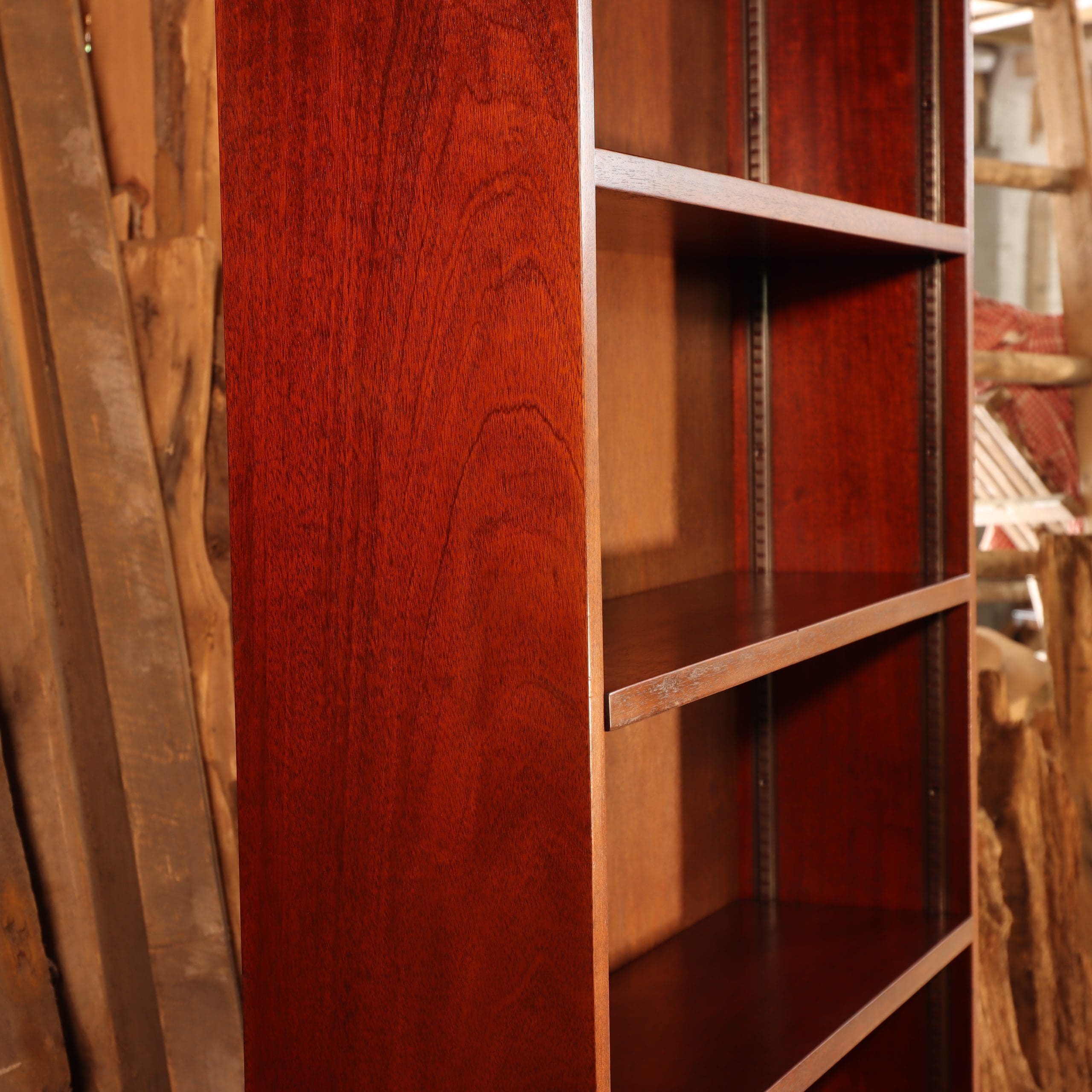 Handmade Mahogany Bookcase - Image 6