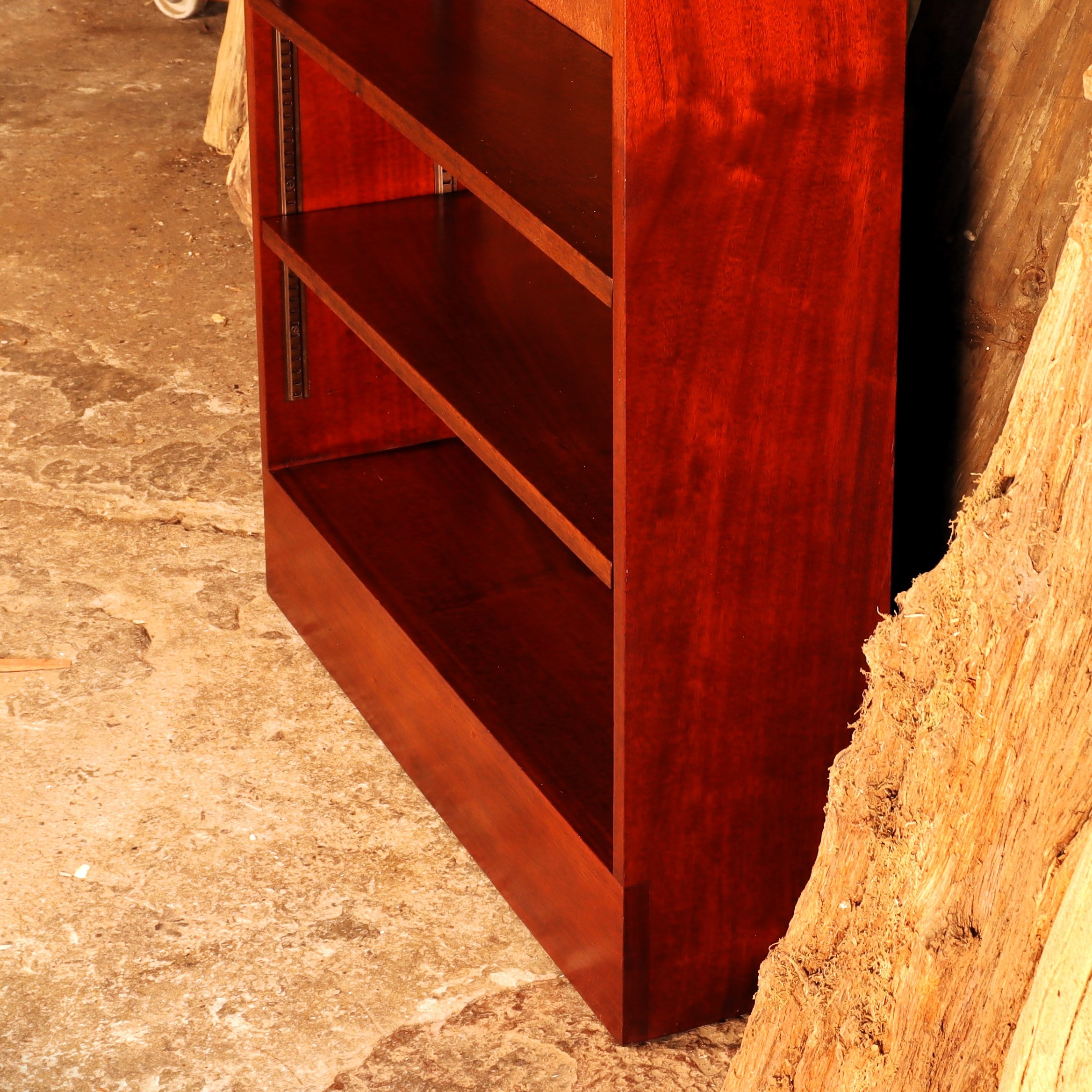 Handmade Mahogany Bookcase - Image 9
