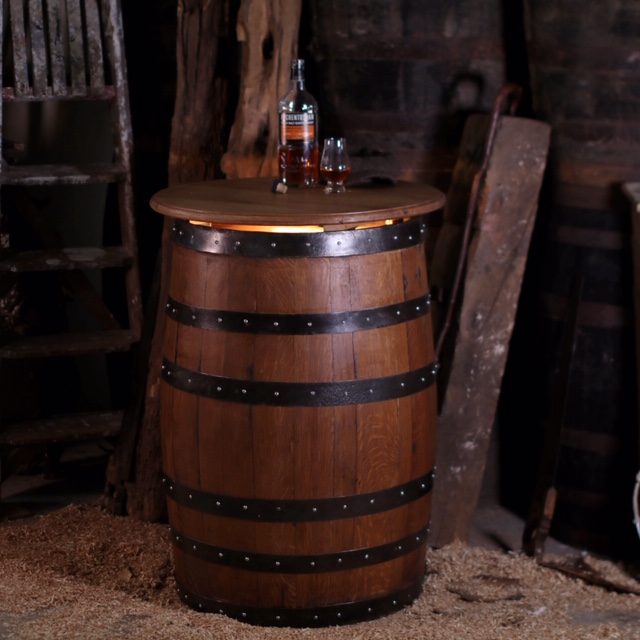 Whisky Barrel Drinks Table - Image 3