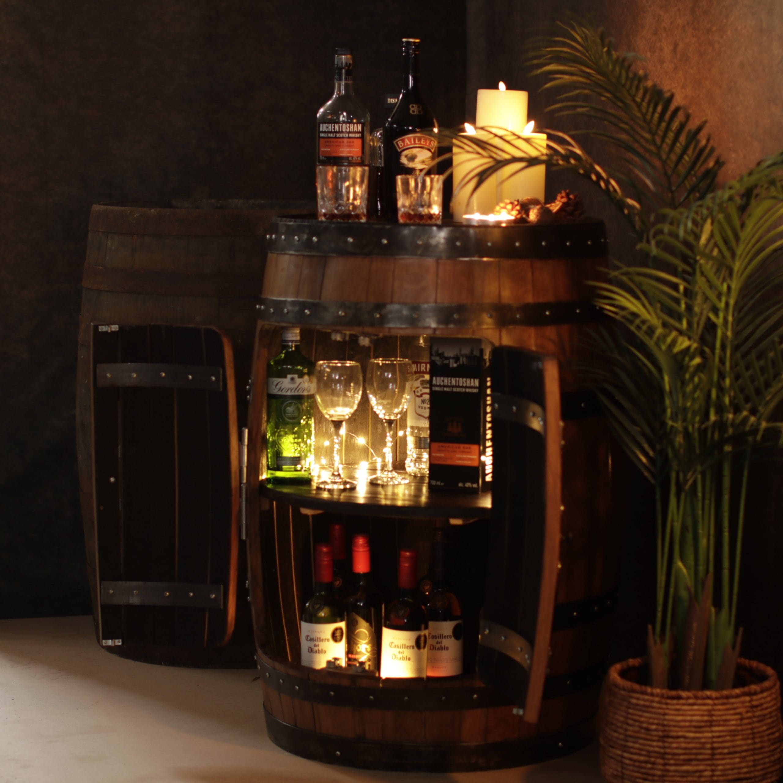 Whisky Barrel Cabinet - Image 3