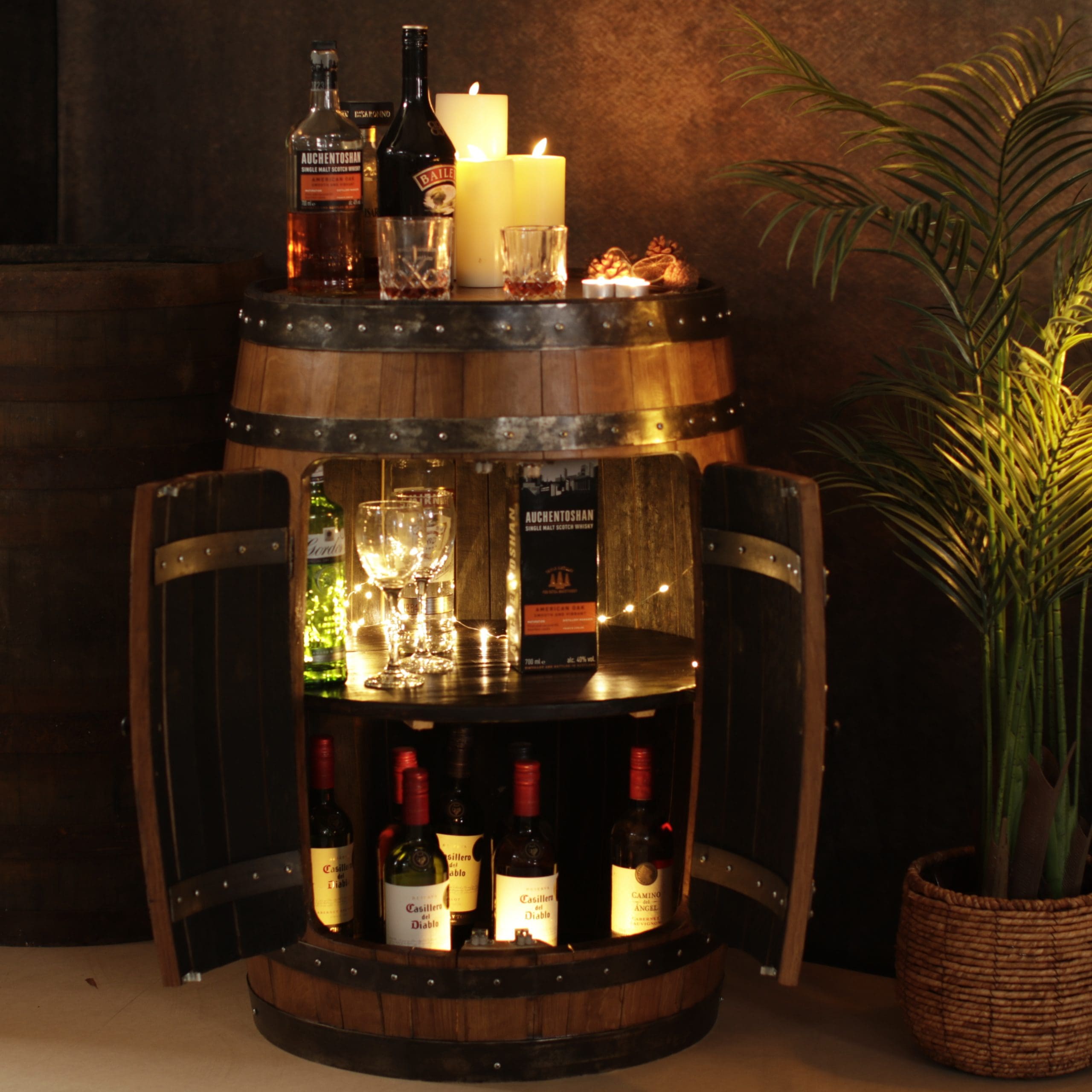 Whisky Barrel Cabinet