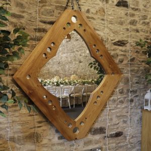 Elm Timber Mirror